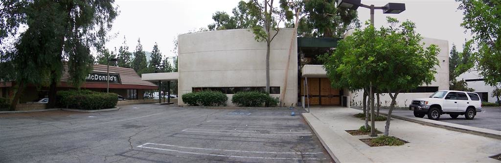 back entrance with drive thru